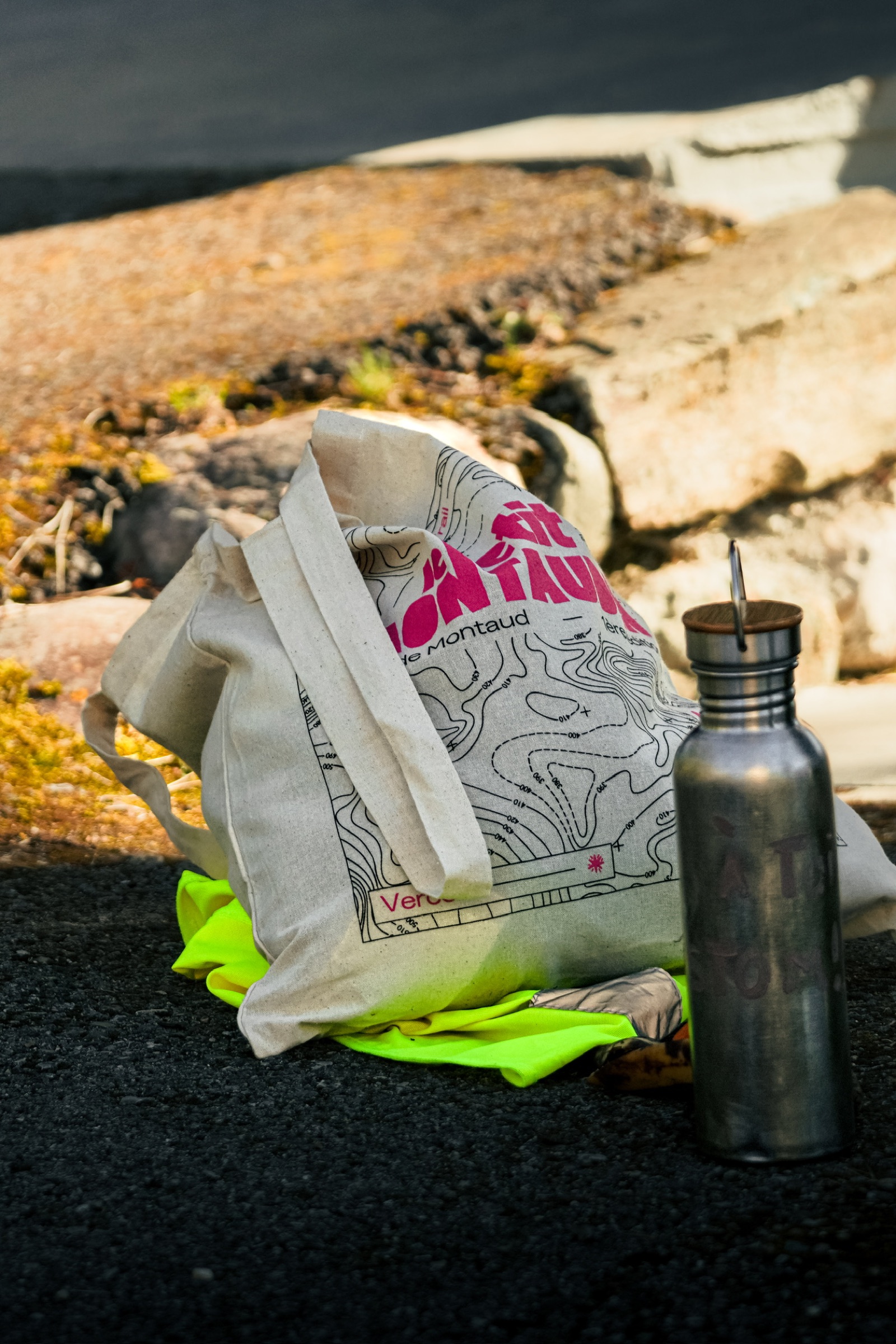 Trail du Petit Montaudin, effort en pleine course